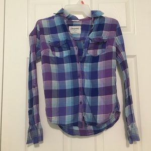 vintage aeropostale button up shirt/flannel